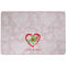 Valentine Owls Dog Food Mat w/ Couple's Names