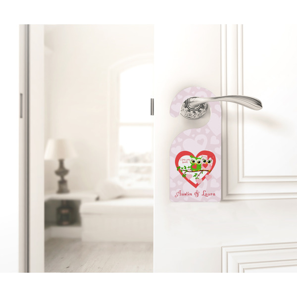 Valentine Owls Door Hanger - LIFESTYLE