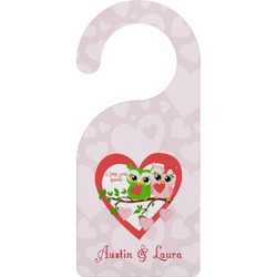 Valentine Owls Door Hanger (Personalized)