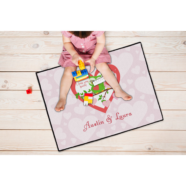 Valentine Owls Door Mats - LIFESTYLE kid