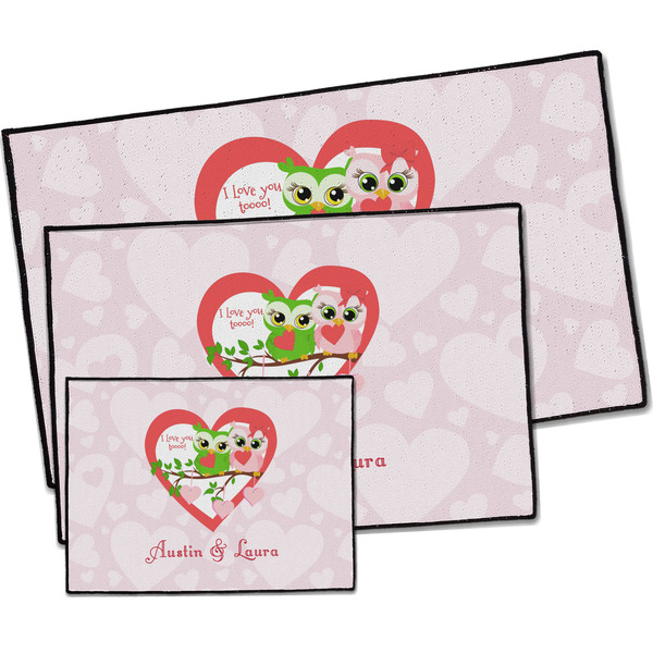 Valentine Owls Door Mats - PARENT MAIN