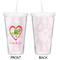 Valentine Owls Double Wall Tumbler with Straw - Approval