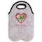 Valentine Owls Double Wine Tote - Flat (new)