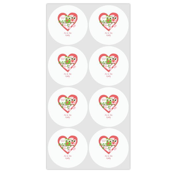 Valentine Owls Drink Topper - Medium - Set of 12