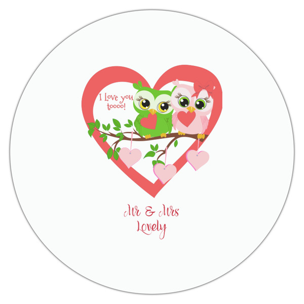 Valentine Owls Drink Topper - Medium - Single
