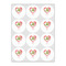 Valentine Owls Drink Topper - Small - Set of 12