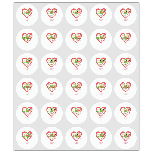 Valentine Owls Drink Topper - XSmall - Set of 30