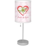 Valentine Owls 7" Drum Lamp with Shade Linen (Personalized)