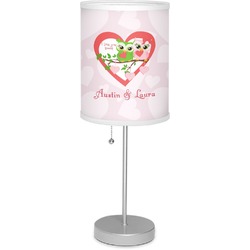 Valentine Owls Lamp with Drum Shade (Personalized)
