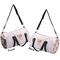 Valentine Owls Duffle bag large front and back sides