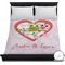 Valentine Owls Duvet Cover - Full / Queen (Personalized)