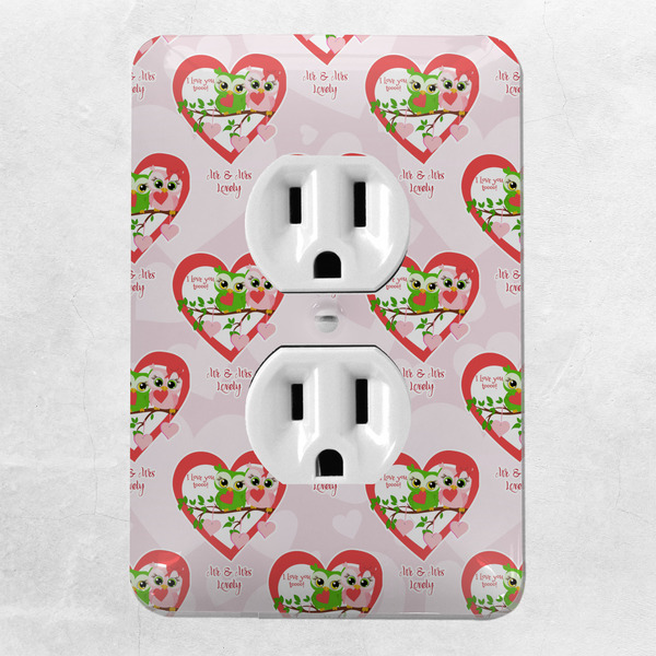 Valentine Owls Electric Outlet Plate - LIFESTYLE
