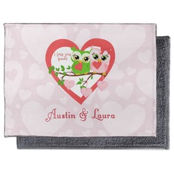 Valentine Owls Microfiber Screen Cleaner (Personalized)