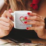 Valentine Owls Double Shot Espresso Cup - Single (Personalized)