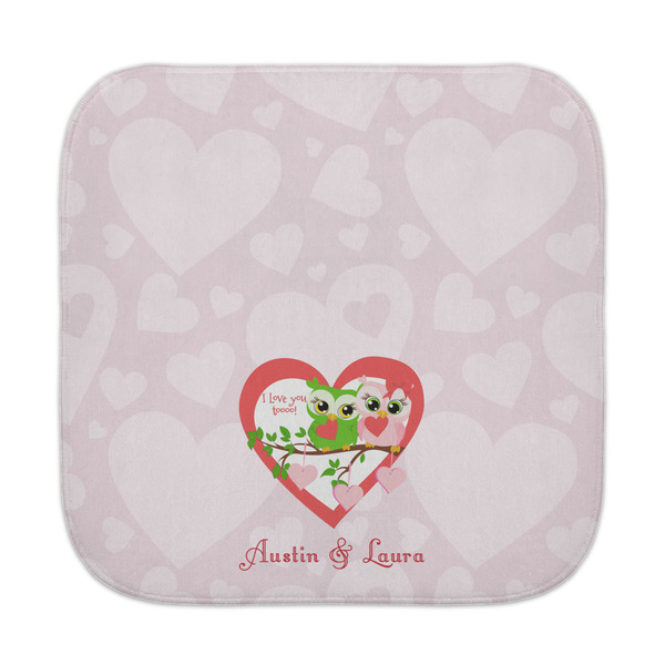 Custom Valentine Owls Face Towel (Personalized)