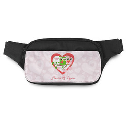 Valentine Owls Fanny Pack - Modern Style (Personalized)