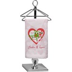 Valentine Owls Finger Tip Towel - Full Print (Personalized)