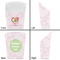 Valentine Owls French Fry Favor Box - Front & Back View