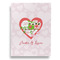 Valentine Owls House Flags - Double Sided - FRONT