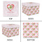 Valentine Owls Gift Boxes with Lid - Canvas Wrapped - Medium - Approval