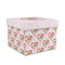 Valentine Owls Gift Boxes with Lid - Canvas Wrapped - Medium - Front/Main