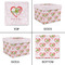 Valentine Owls Gift Boxes with Lid - Canvas Wrapped - Small - Approval