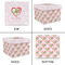 Valentine Owls Gift Boxes with Lid - Canvas Wrapped - X-Large - Approval