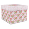 Valentine Owls Gift Boxes with Lid - Canvas Wrapped - X-Large - Front/Main