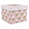 Valentine Owls Gift Boxes with Lid - Canvas Wrapped - XX-Large - Front/Main