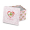 Valentine Owls Gift Box with Lid - Canvas Wrapped (Personalized)