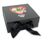 Valentine Owls Gift Boxes with Magnetic Lid - Black - Front (angle)