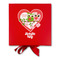 Valentine Owls Gift Boxes with Magnetic Lid - Red - Approval