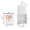 Valentine Owls Gift Boxes with Magnetic Lid - White - Open & Closed