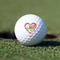 Valentine Owls Golf Ball - Branded - Front Alt