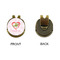 Valentine Owls Golf Ball Hat Clip Marker - Apvl - GOLD