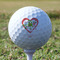 Valentine Owls Golf Ball - Non-Branded - Tee