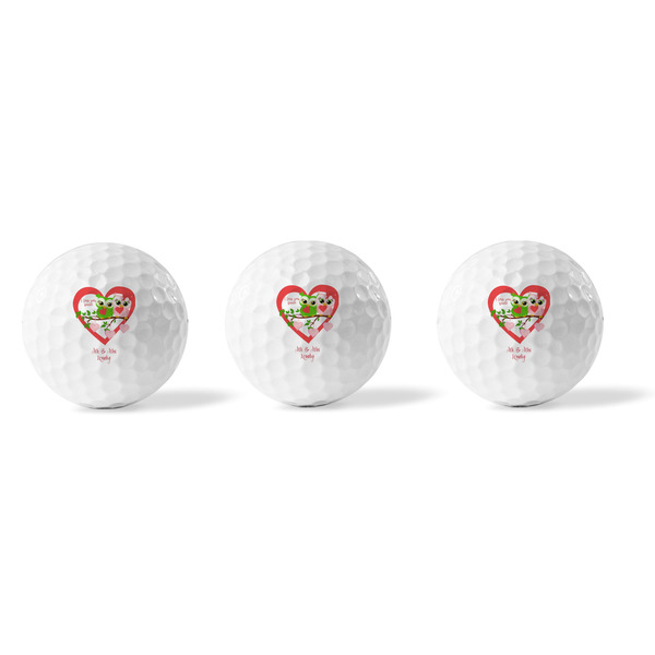 Valentine Owls Golf Balls - Generic - Set of 3 - APPROVAL