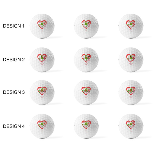 Valentine Owls Golf Balls - Titleist - Set of 12 - APPROVAL