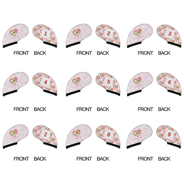Valentine Owls Golf Club Covers - APPROVAL (set of 9)