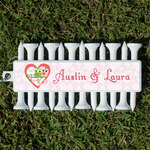 Valentine Owls Golf Tees & Ball Markers Set (Personalized)