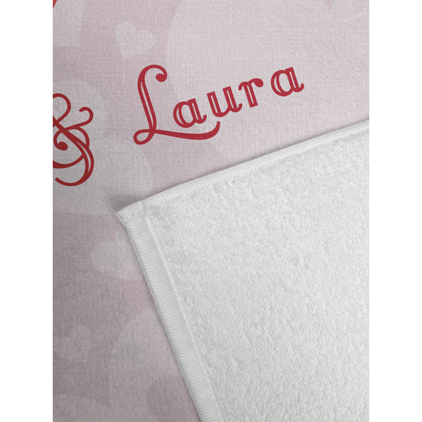 Valentine Owls Golf Towel - Detail