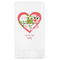 Valentine Owls Guest Napkins - Full Color - Embossed Edge (Personalized)