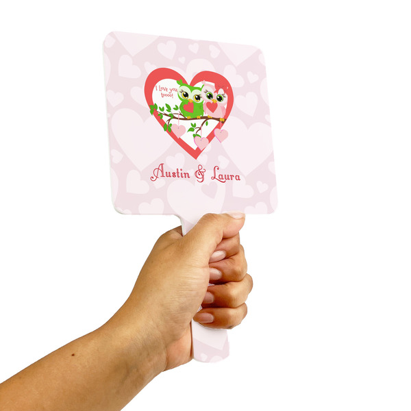 Valentine Owls Hand Mirrors - Alt View