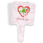 Valentine Owls Hand Mirror (Personalized)