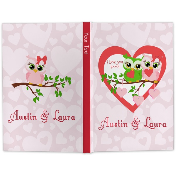 Valentine Owls Hard Cover Journal - Apvl