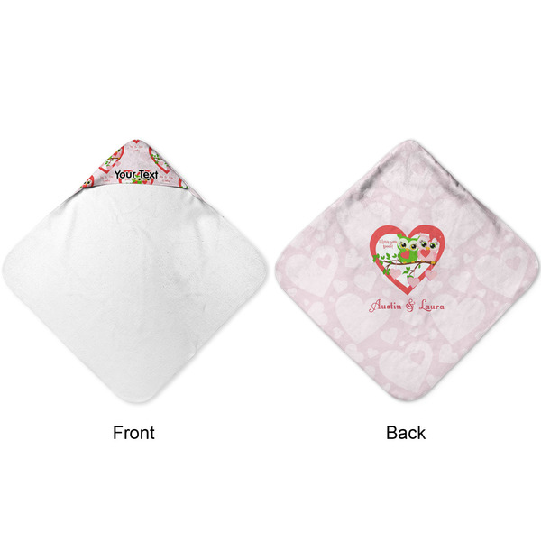 Valentine Owls Hooded Baby Towel- Approval