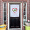 Valentine Owls House Flags - Double Sided - (Over the door) LIFESTYLE