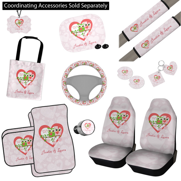 Valentine Owls Interior Car Accessories
