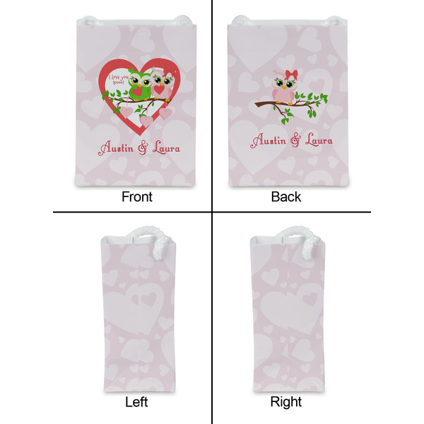 Valentine Owls Jewelry Gift Bag - Gloss - Approval