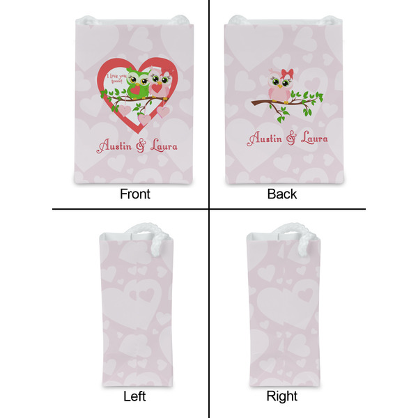 Valentine Owls Jewelry Gift Bag - Matte - Approval